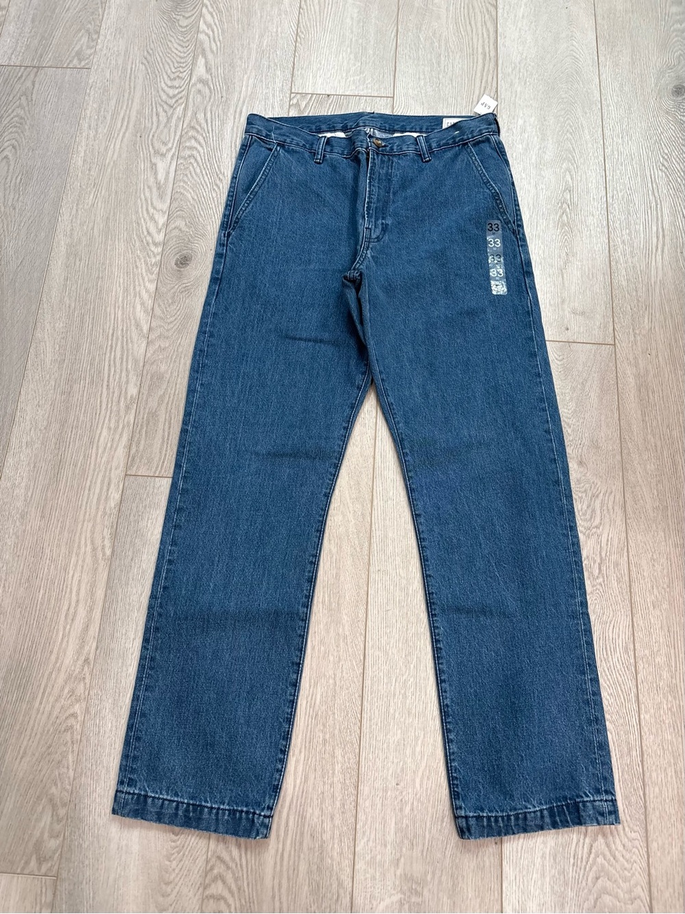 GAP Men's Straight-Leg Dark Indigo Jeans